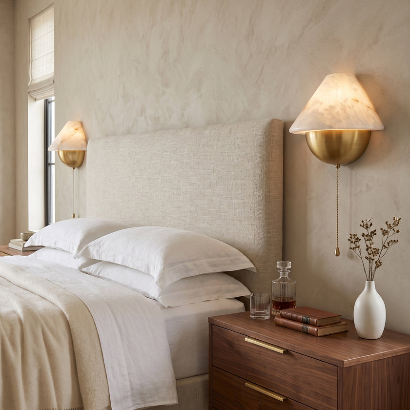 Ellen Alabaster Wall Sconce