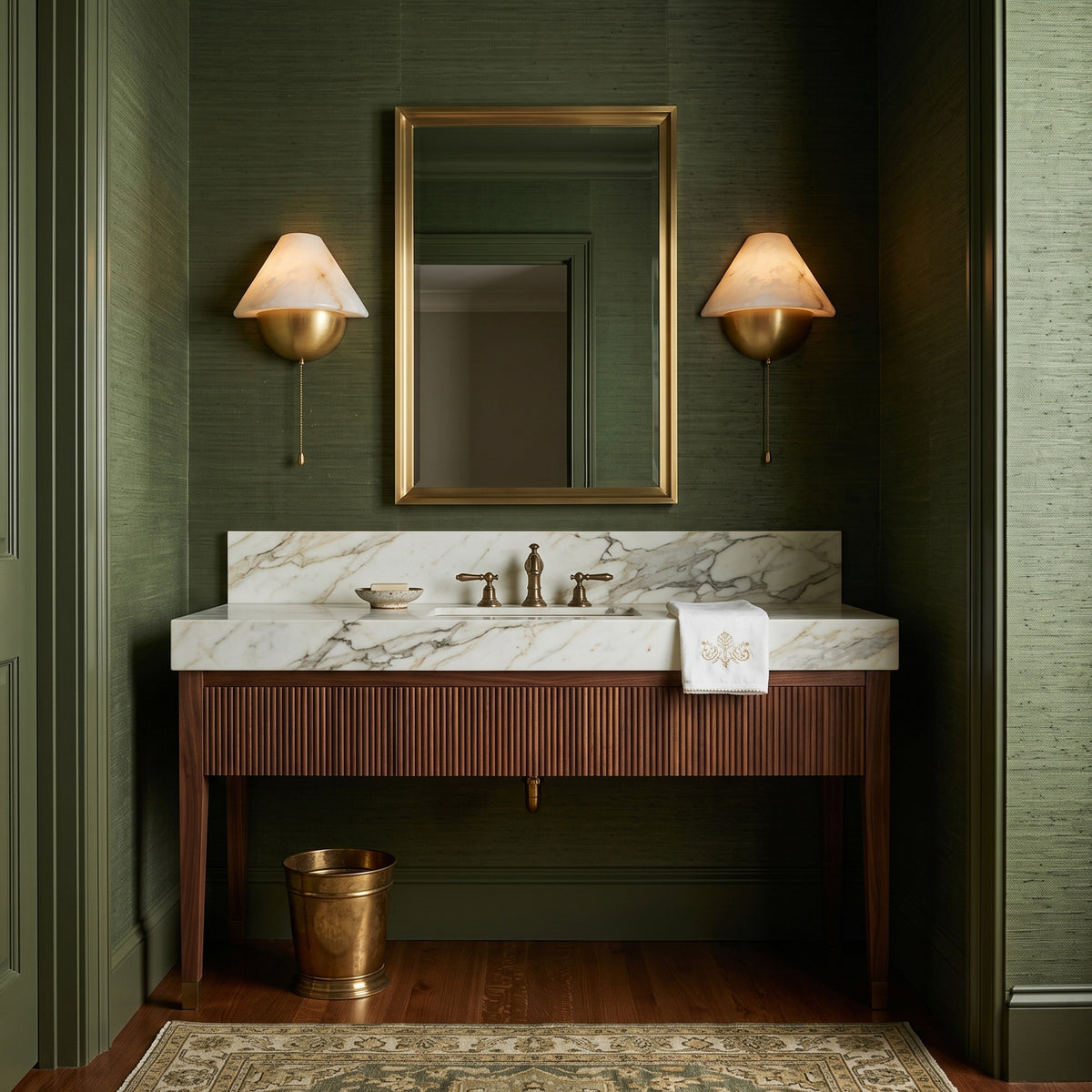 Ellen Alabaster Wall Sconce – detail 2
