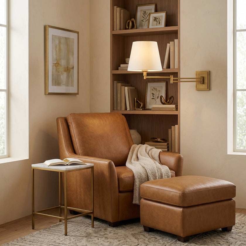 Ellery Swing Arm Wall Light
