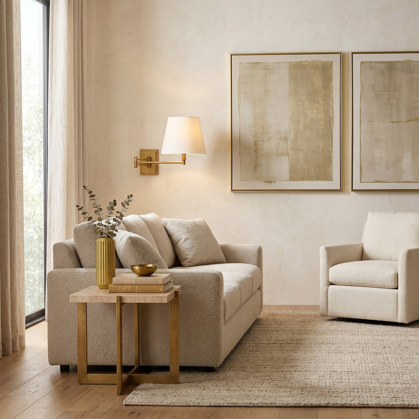 Ellery Swing Arm Wall Light