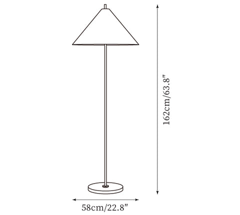 Ellis Floor Lamp — Dimension drawings 1