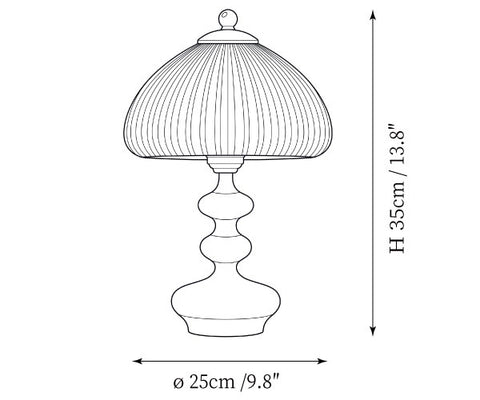 Elmorian Table Lamp — Dimension drawings 1