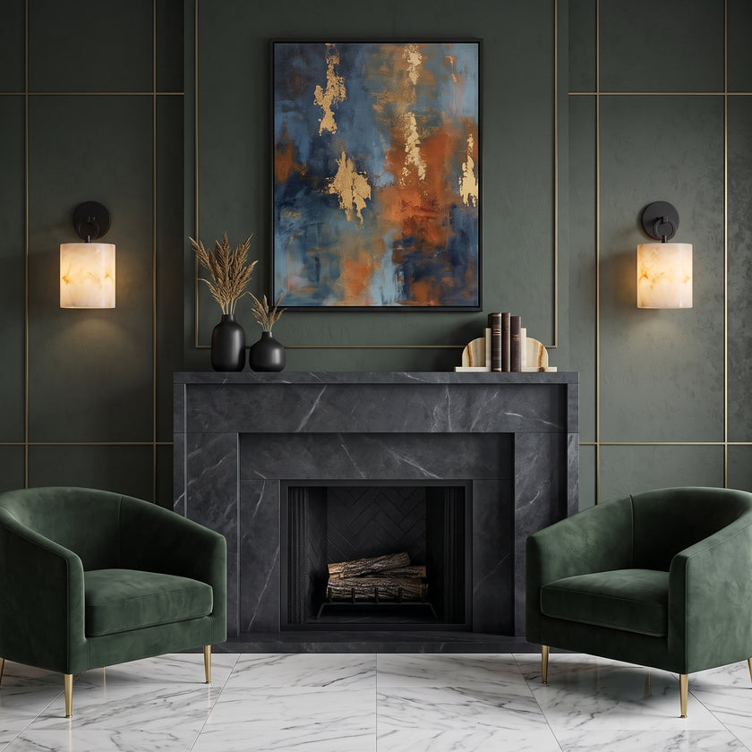 Elnoria Alabaster Wall Sconce