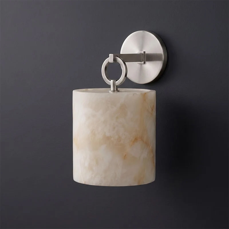 Elnoria Alabaster Wall Sconce