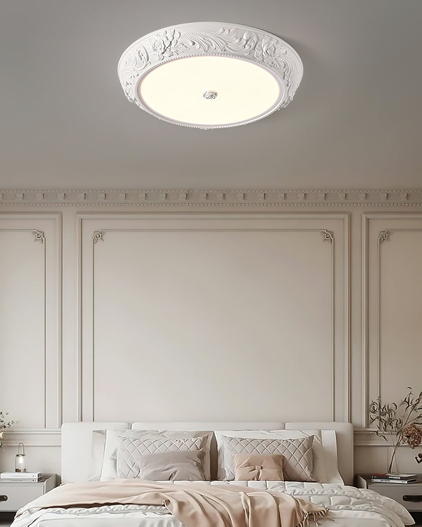 Embossed Resin Ceiling Light