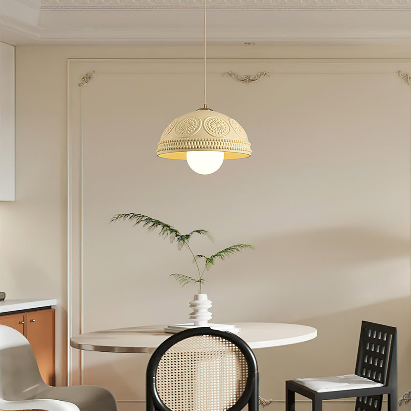 Embossed Ripple Pendant Lamp