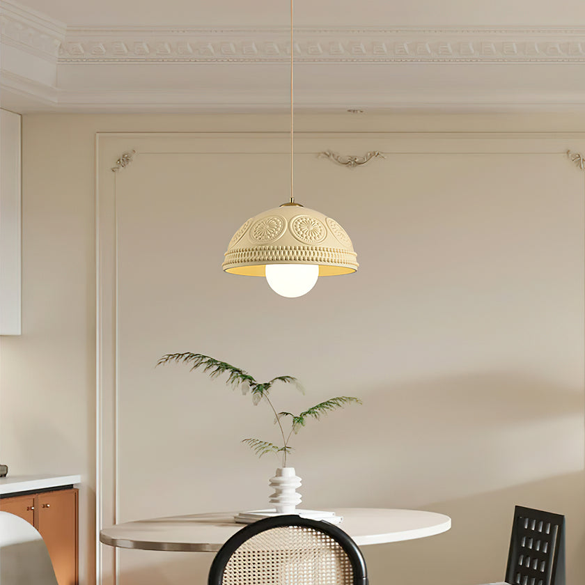 Embossed Ripple Pendant Lamp