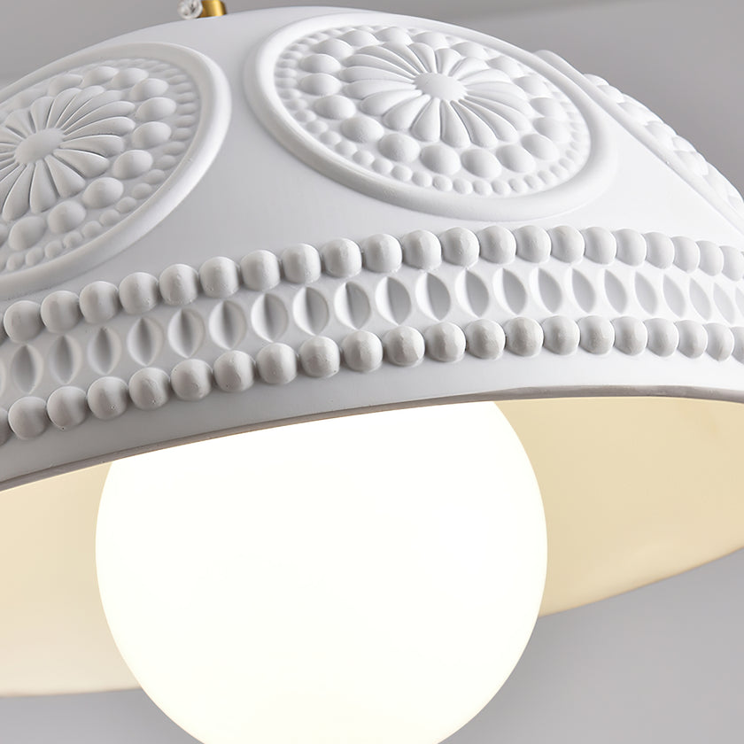 Embossed Ripple Pendant Lamp