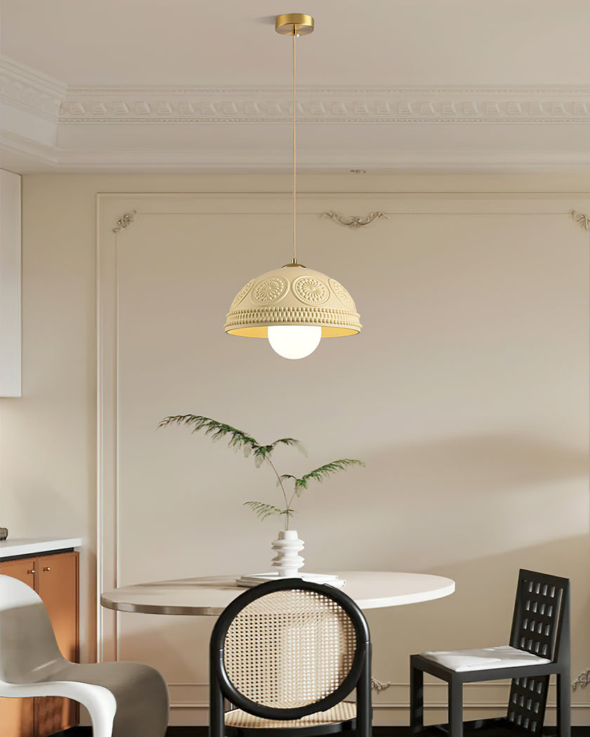 Embossed Ripple Pendant Lamp