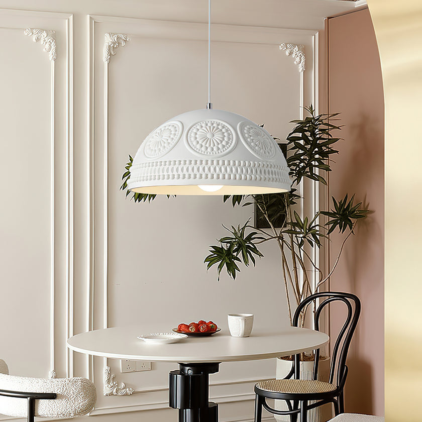 Embossed Ripple Pendant Lamp