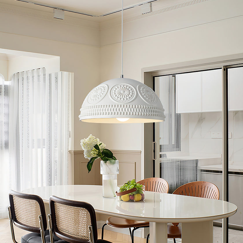 Embossed Ripple Pendant Lamp