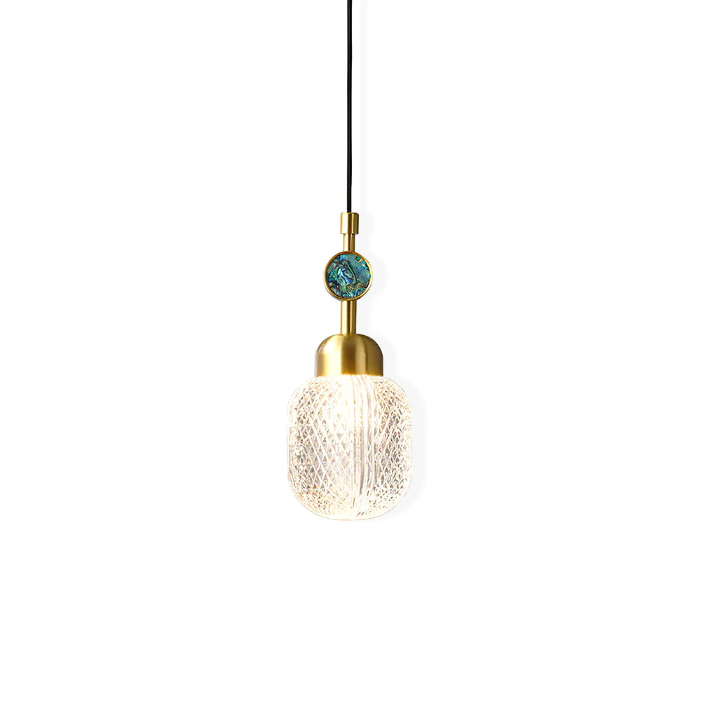 Enamel Glass Pendant Lamp