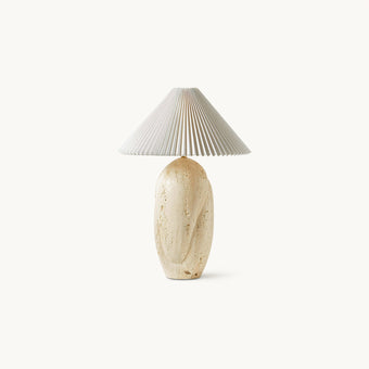 Enora Travertine Table Lamp