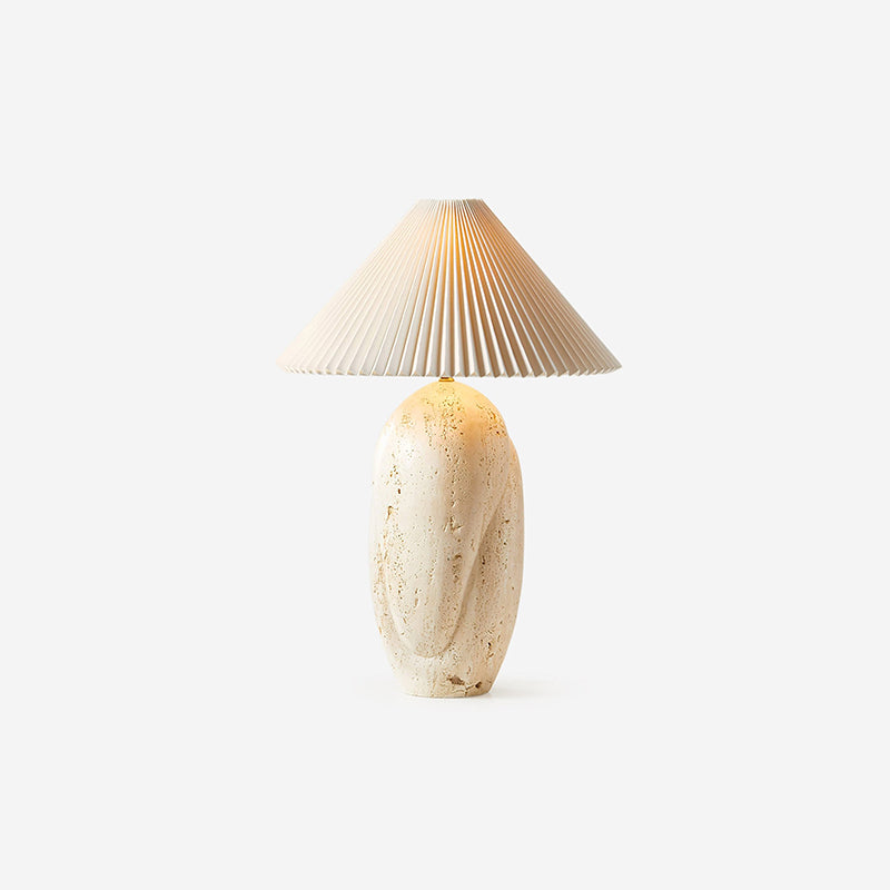 Enora Travertine Table Lamp