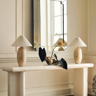Enora Travertine Table Lamp