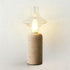 Este Travertine Table Lamp