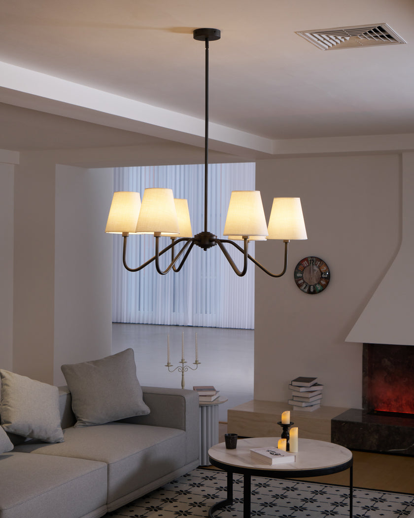 Euluna Black Chandelier