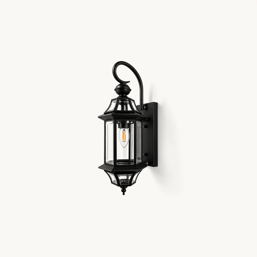 European Style Garden Brass Wall Lamp