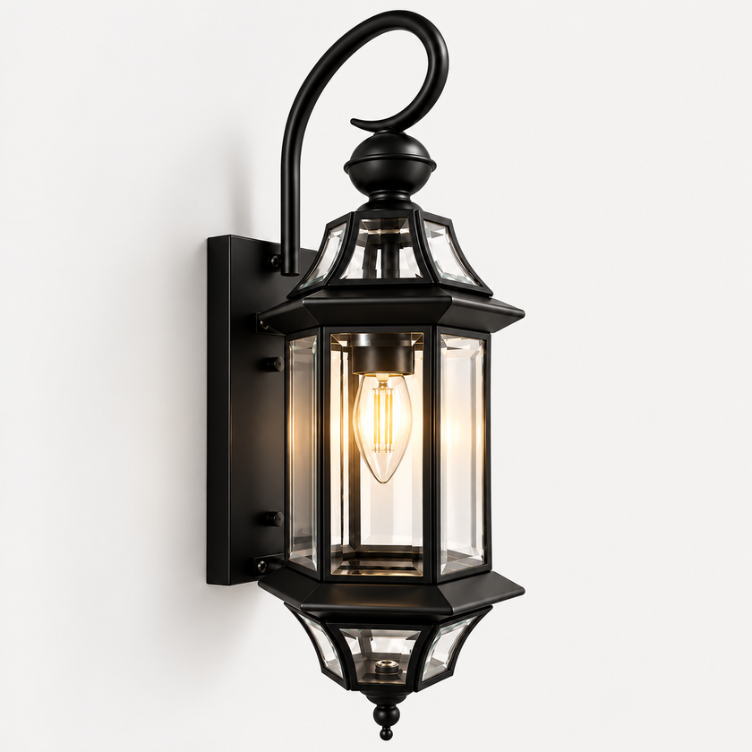 European Style Garden Brass Wall Lamp – detail 11