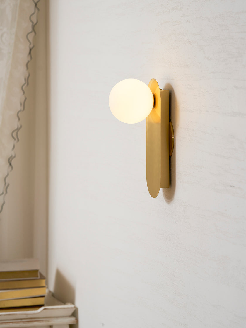 Flat Base Globe Sconce – detail 10