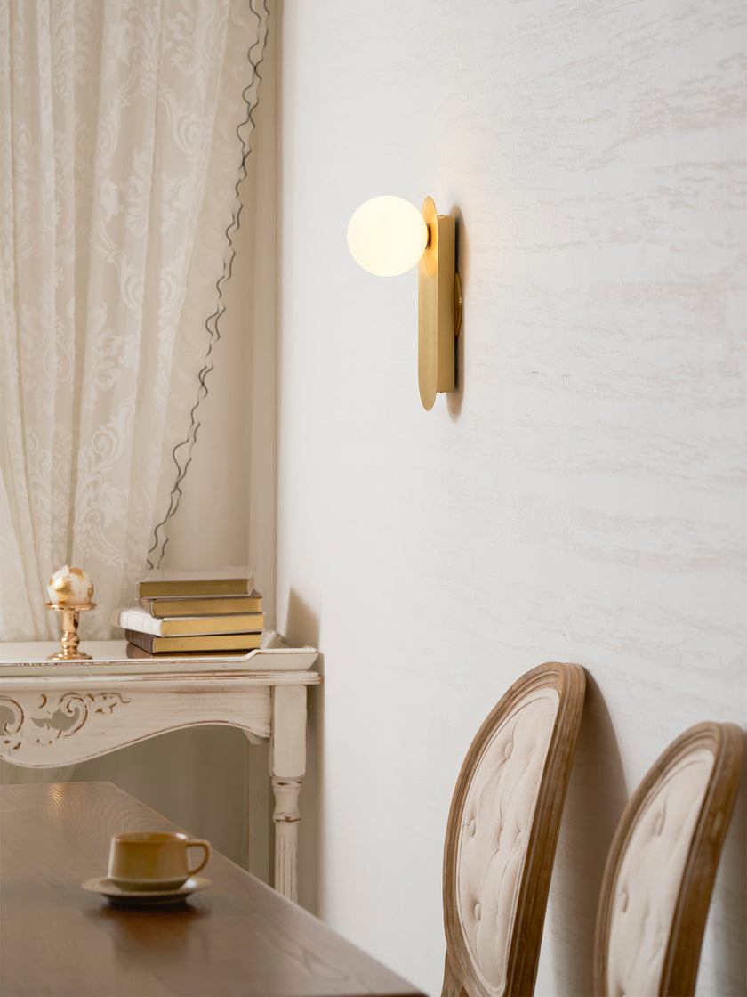 Flat Base Globe Sconce – detail 12
