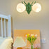 Floral Glass Wall Lamp