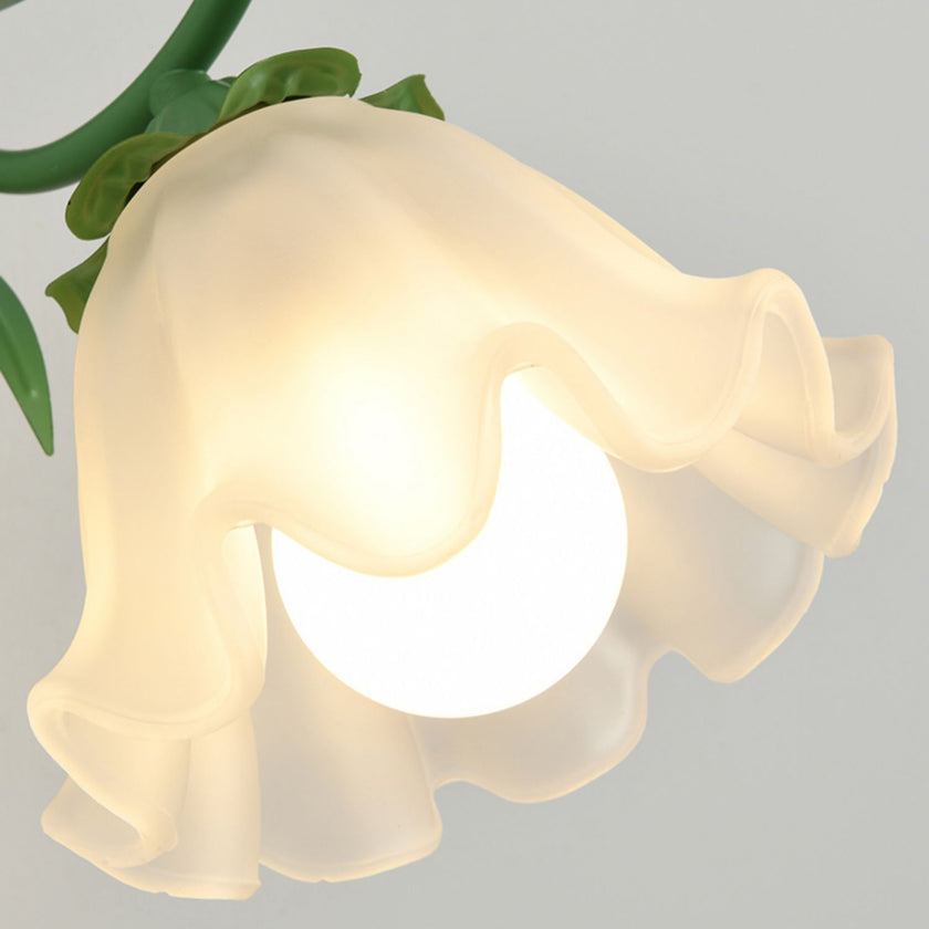 Floral Glass Wall Lamp