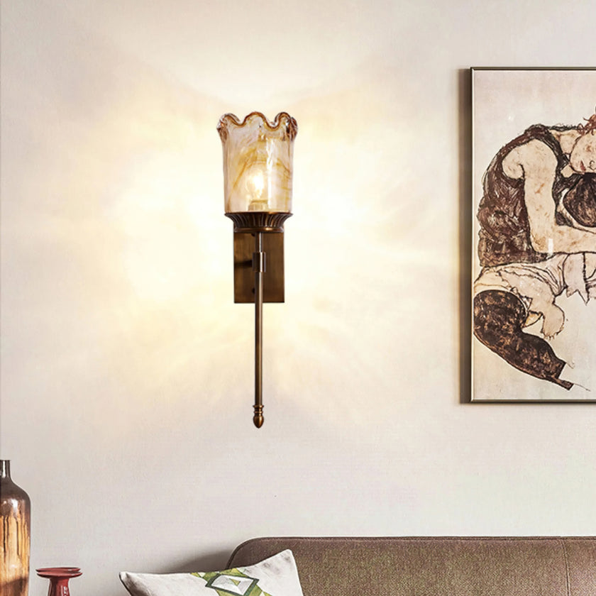 Flower Cylinder Wall Lamp