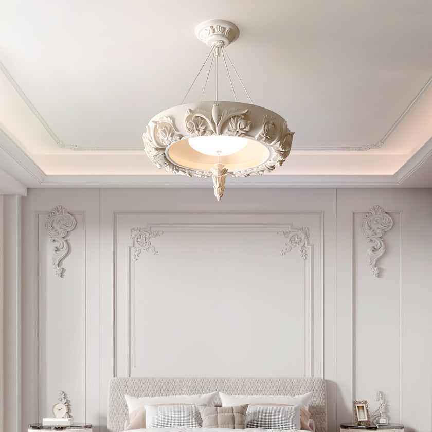 Flower Pattern Relief Chandelier