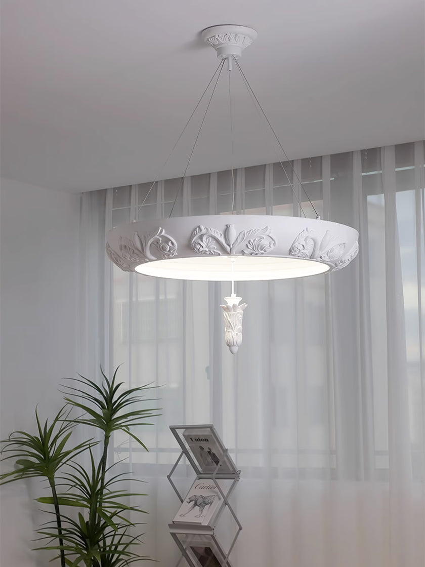 Flower Pattern Relief Chandelier