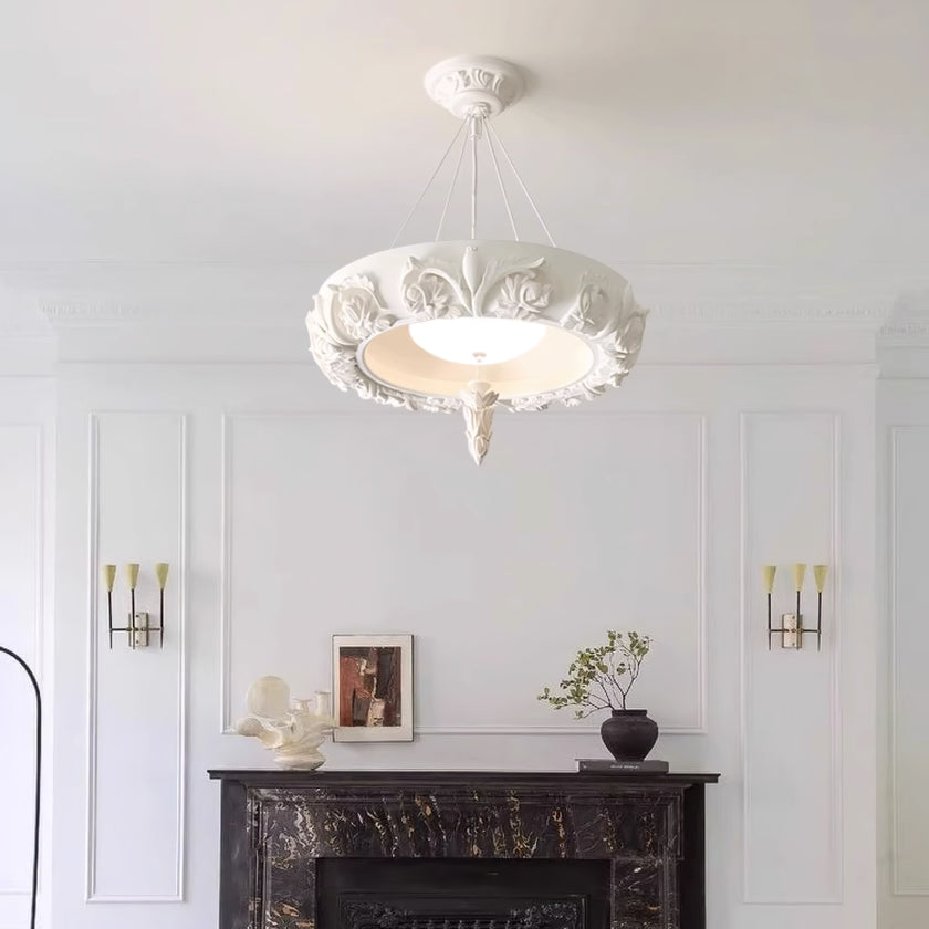 Flower Pattern Relief Chandelier