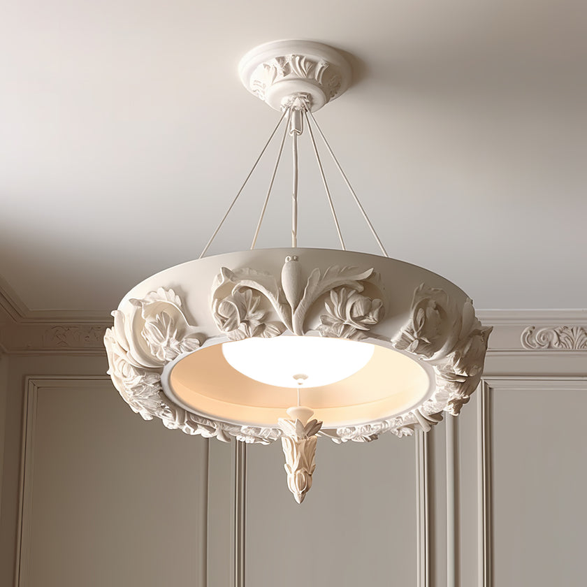 Flower Pattern Relief Chandelier