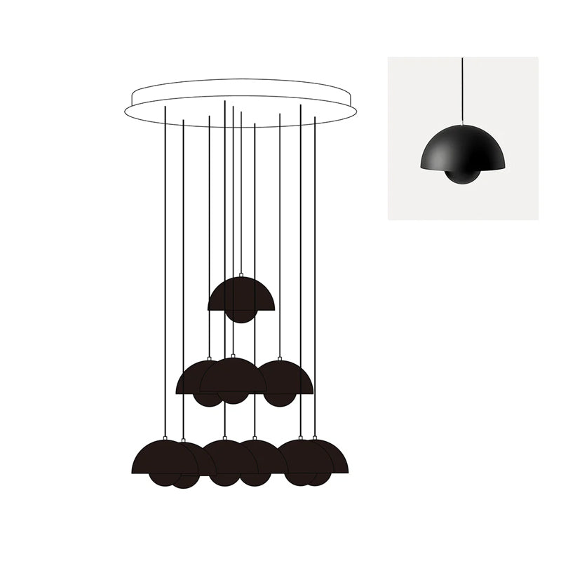 Flowerpot Chandelier