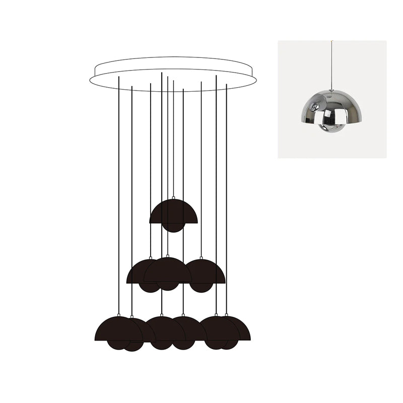 Flowerpot Chandelier