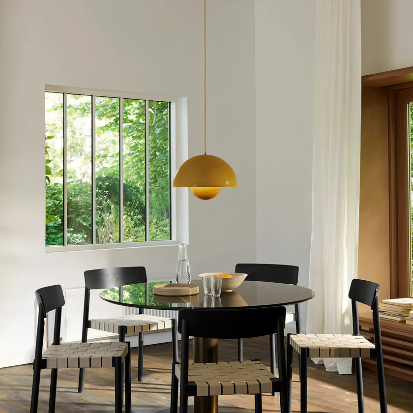 Lampe suspendue en forme de pot de fleurs