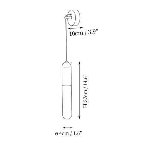 Applique Flume — Plans de dimensions 1