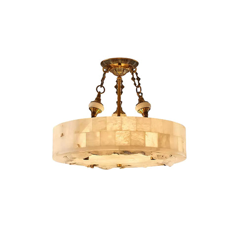Fluted Alabaster Ceiling Lamp – detail 20