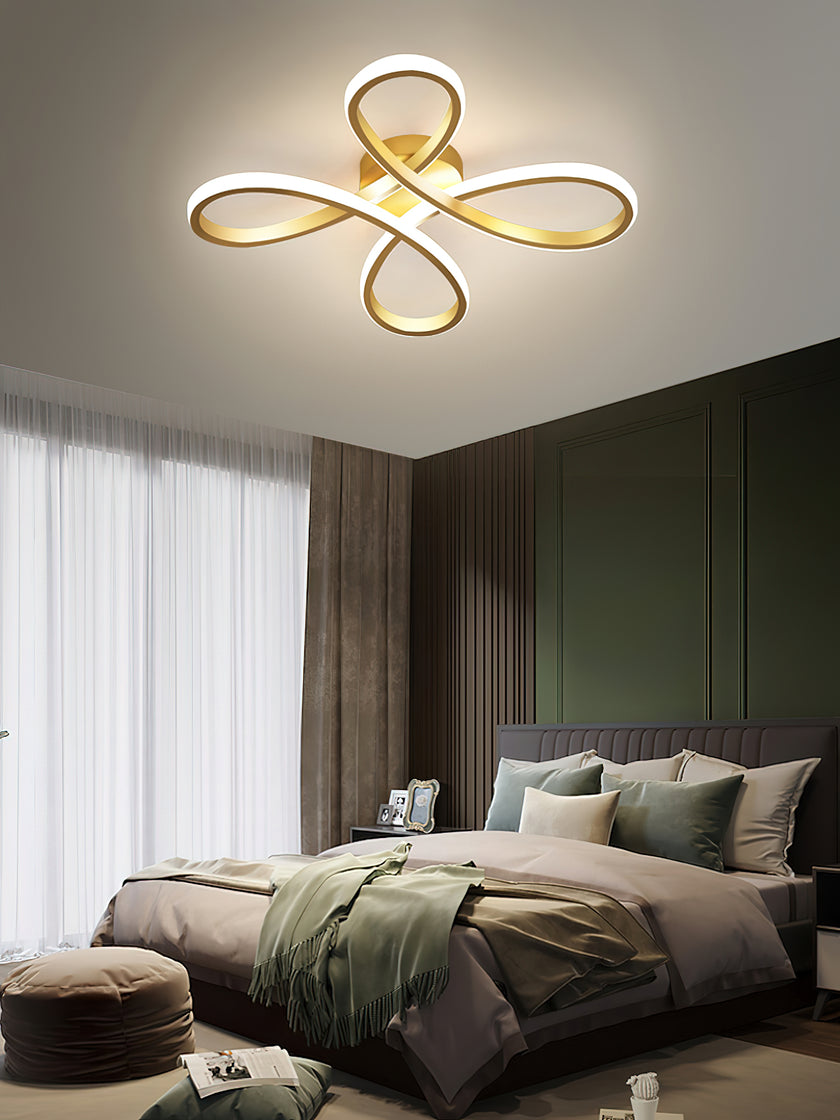 Four-Leaf Clover Silicone Ceiling Lamp