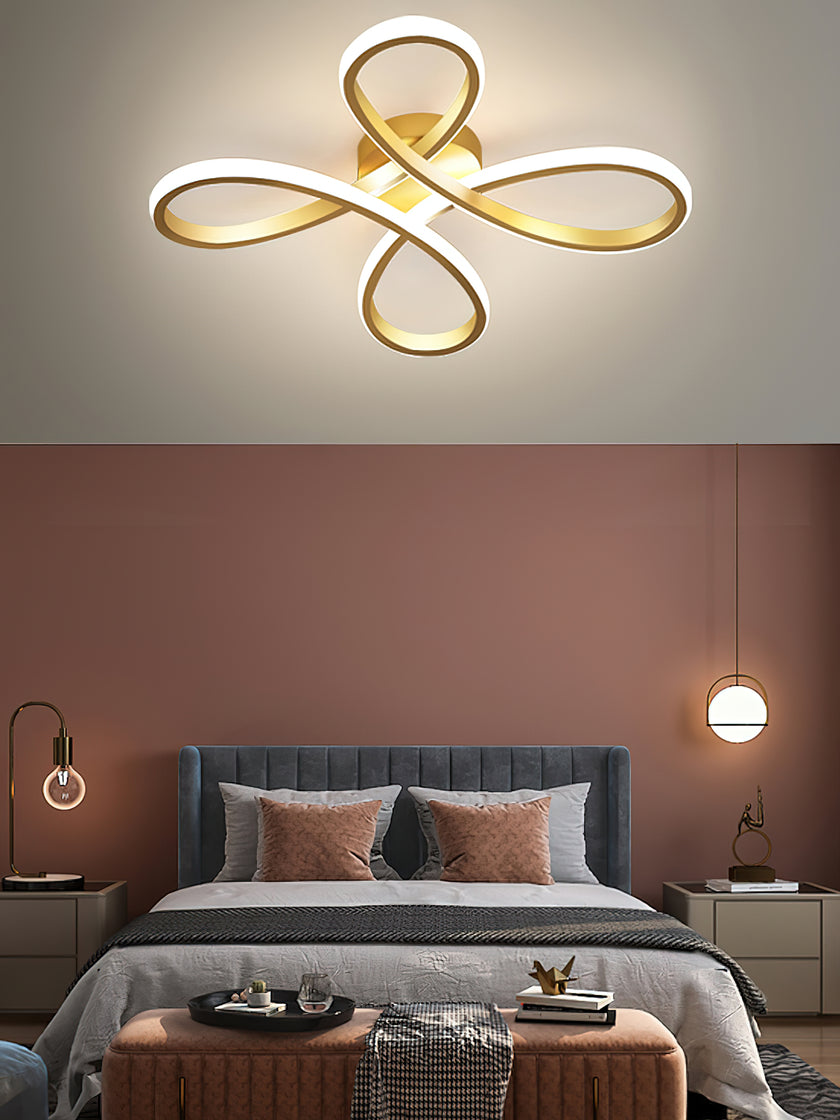 Four-Leaf Clover Silicone Ceiling Lamp