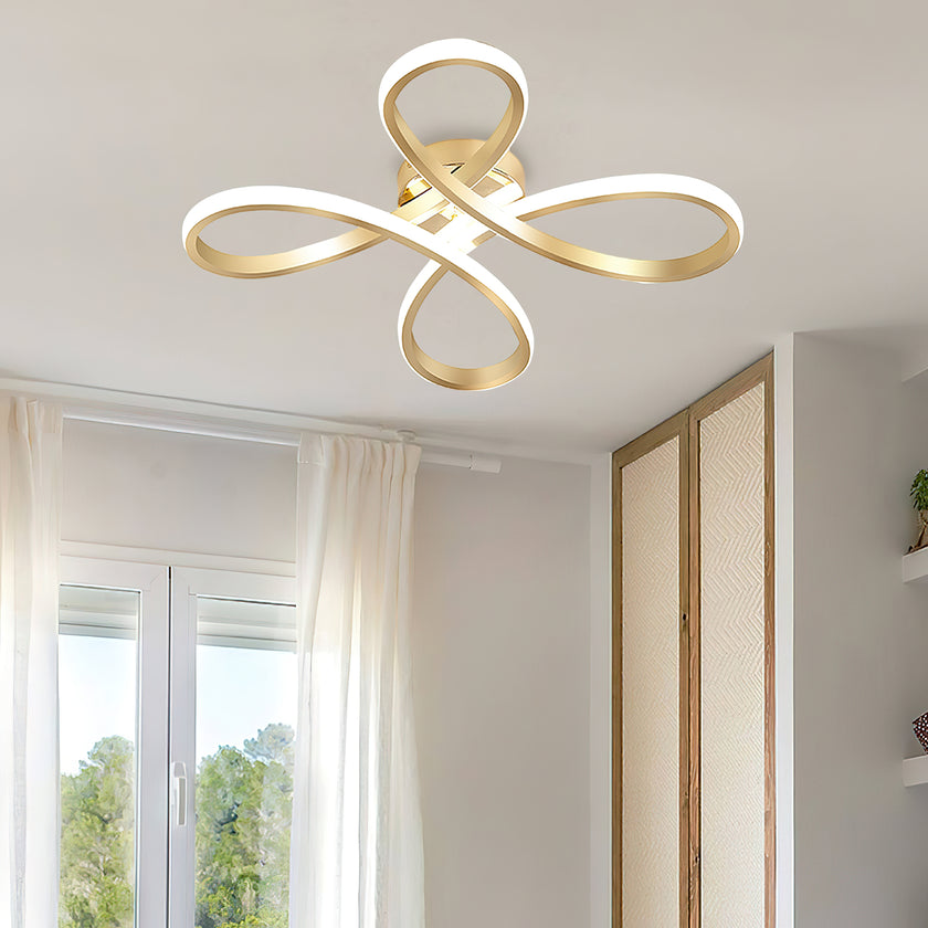 Four-Leaf Clover Silicone Ceiling Lamp