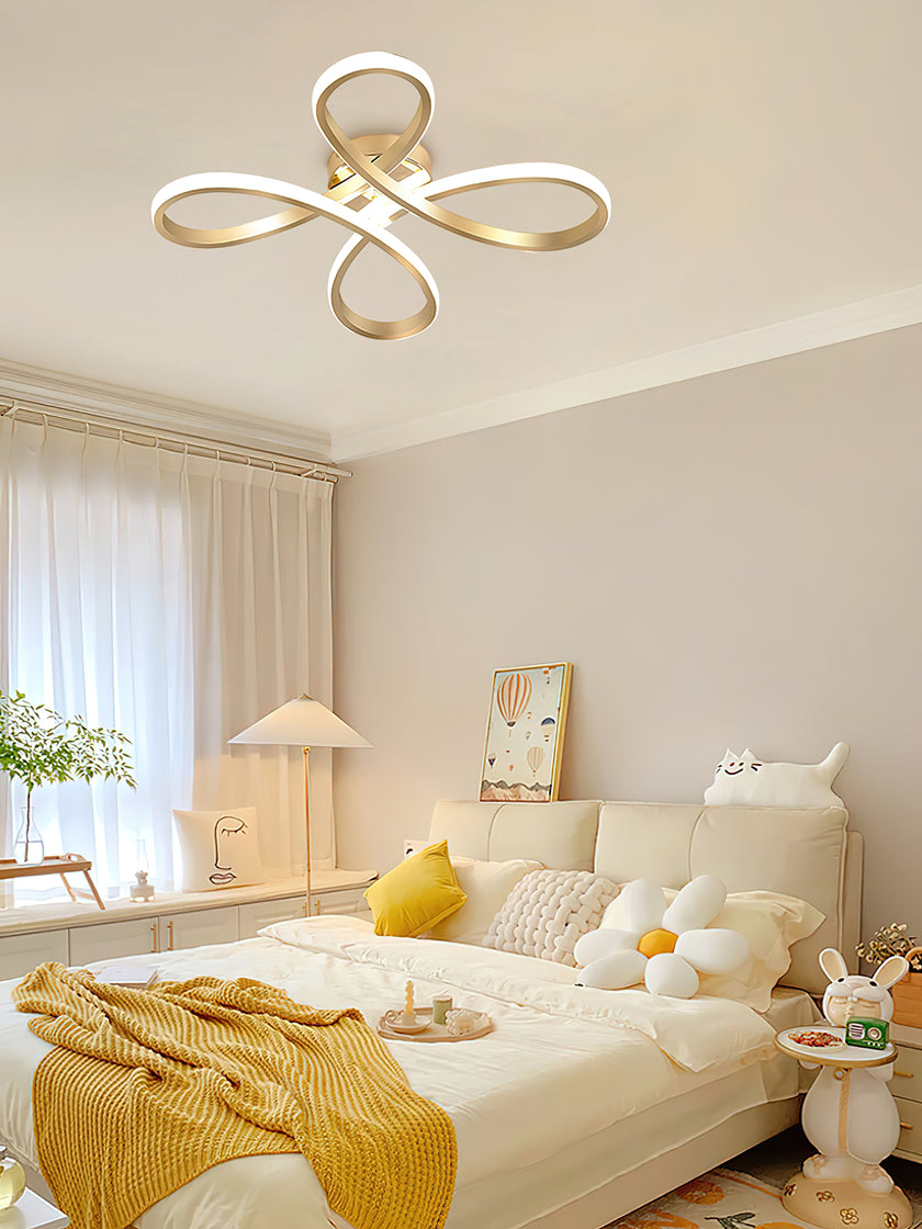 Four-Leaf Clover Silicone Ceiling Lamp