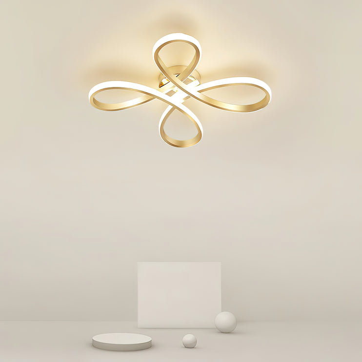 Four-Leaf Clover Silicone Ceiling Lamp