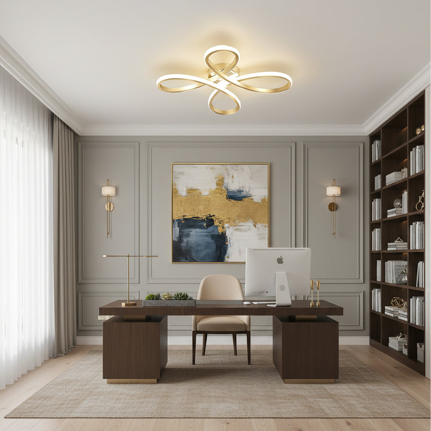 Four-Leaf Clover Silicone Ceiling Lamp