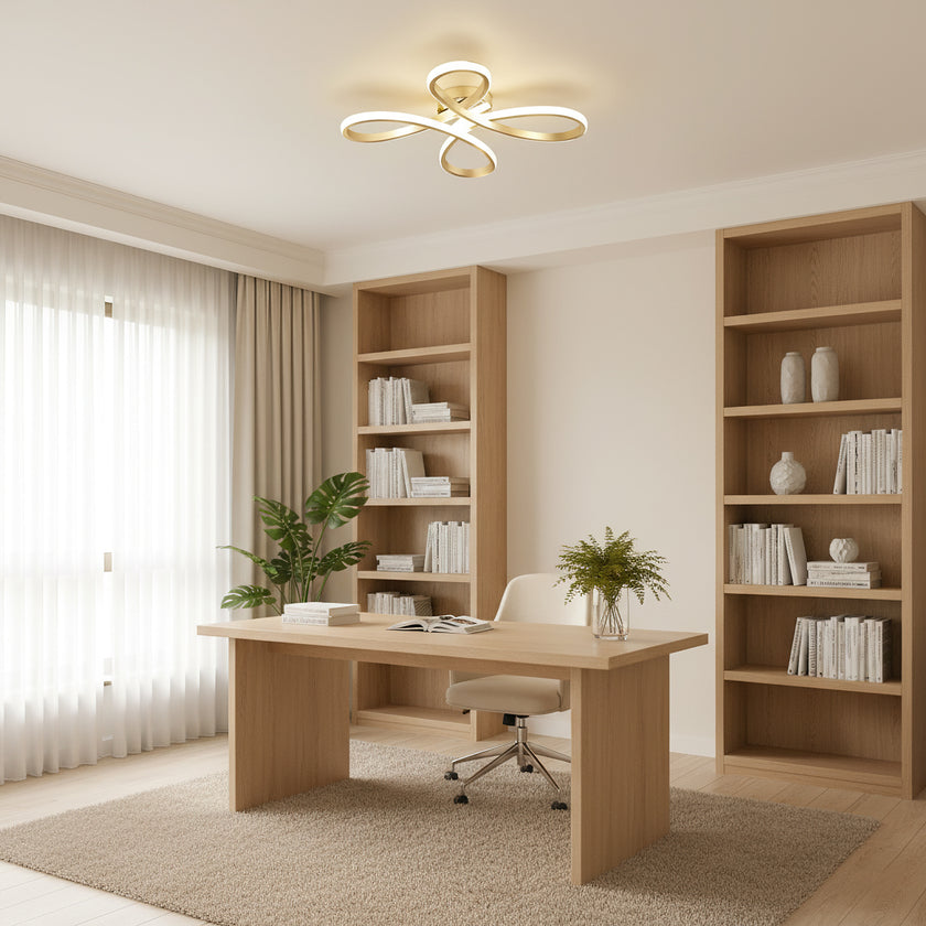 Four-Leaf Clover Silicone Ceiling Lamp