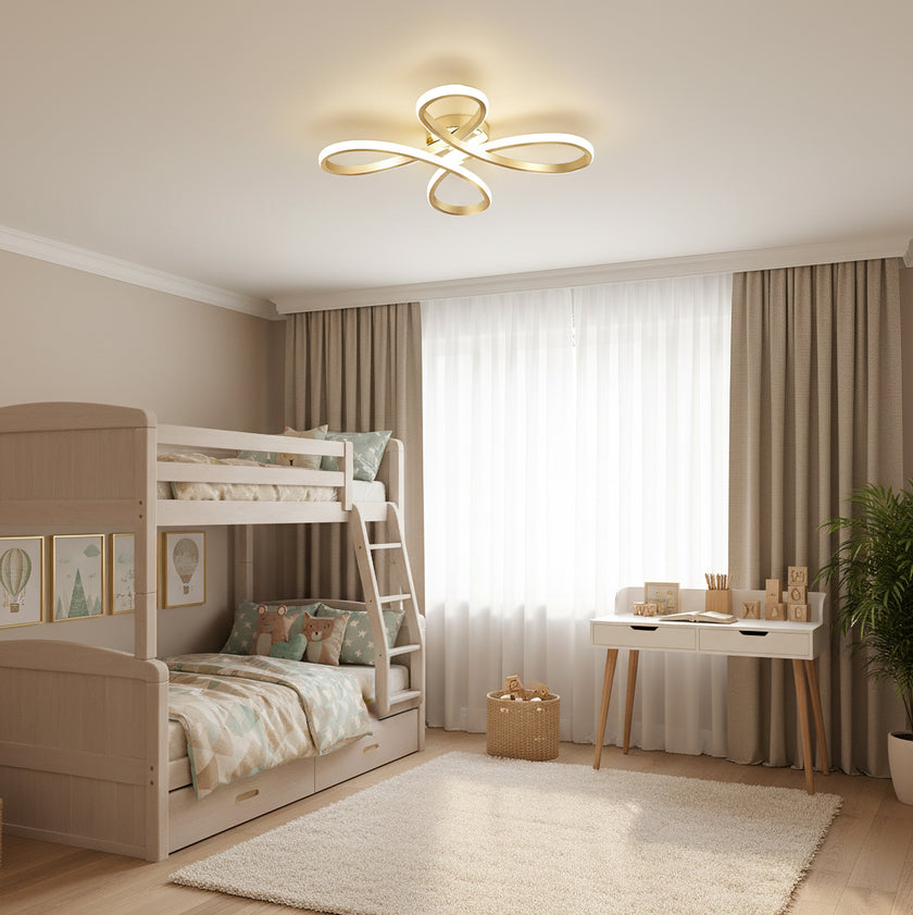 Four-Leaf Clover Silicone Ceiling Lamp