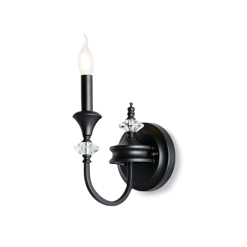 French Medieval Candlestick Wall Lamp