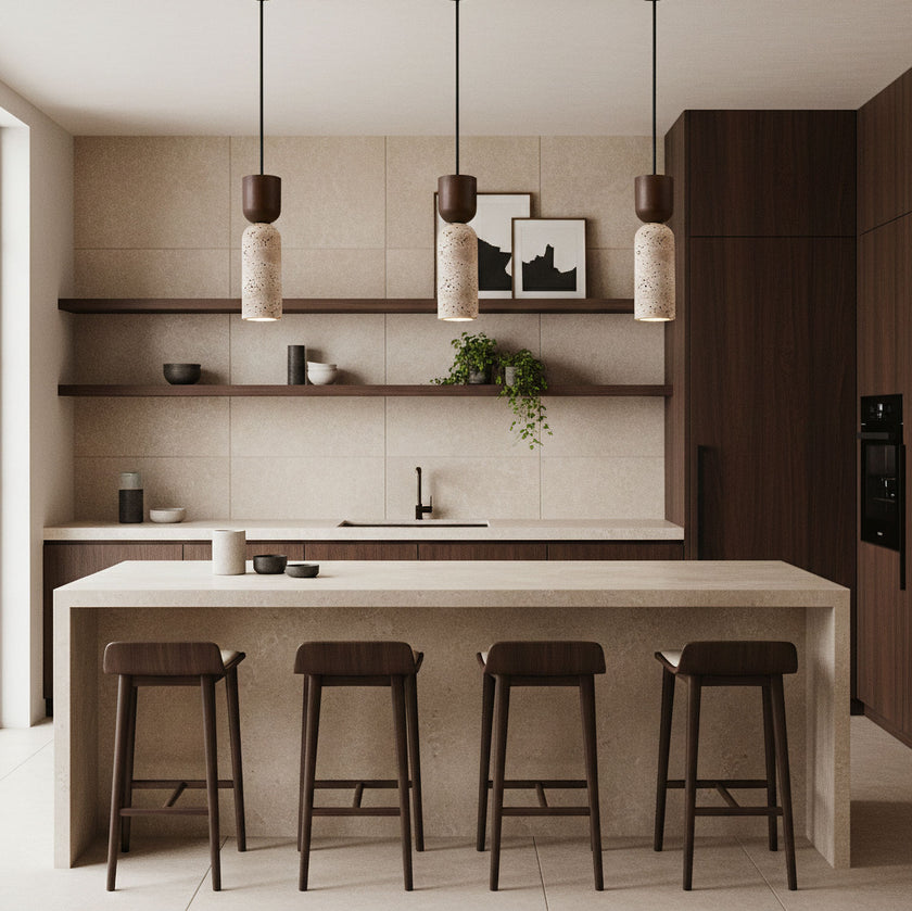 Galatea Travertine Pendant Lamp