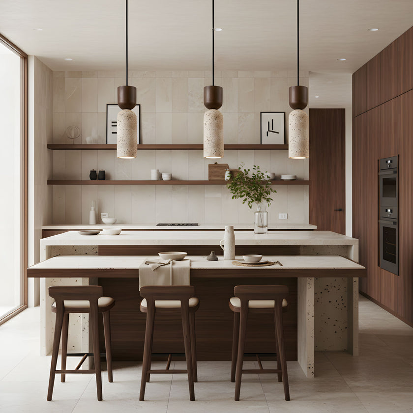 Galatea Travertine Pendant Lamp