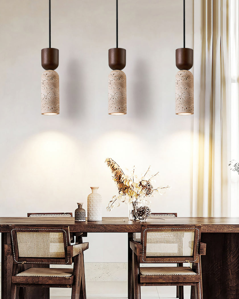 Galatea Travertine Pendant Lamp