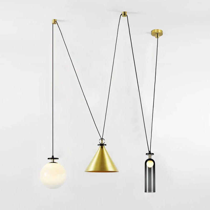 Geometric Shape Art Modern Chandelier